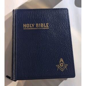 1957 Masonic Edition Hertel  Cyclopedic Indexed Holy Bible, free shipping